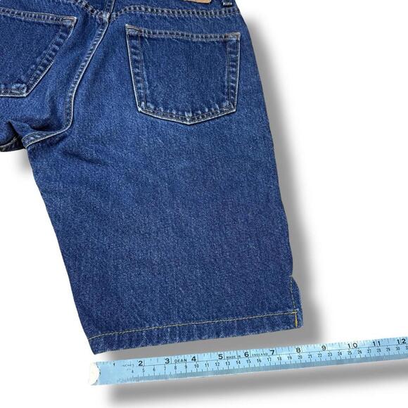 VTG GAP Y2K Jorts Blue Jeans Denim Shorts Made in Canada Original Fit 28W Size 6 - Picture 8 of 9